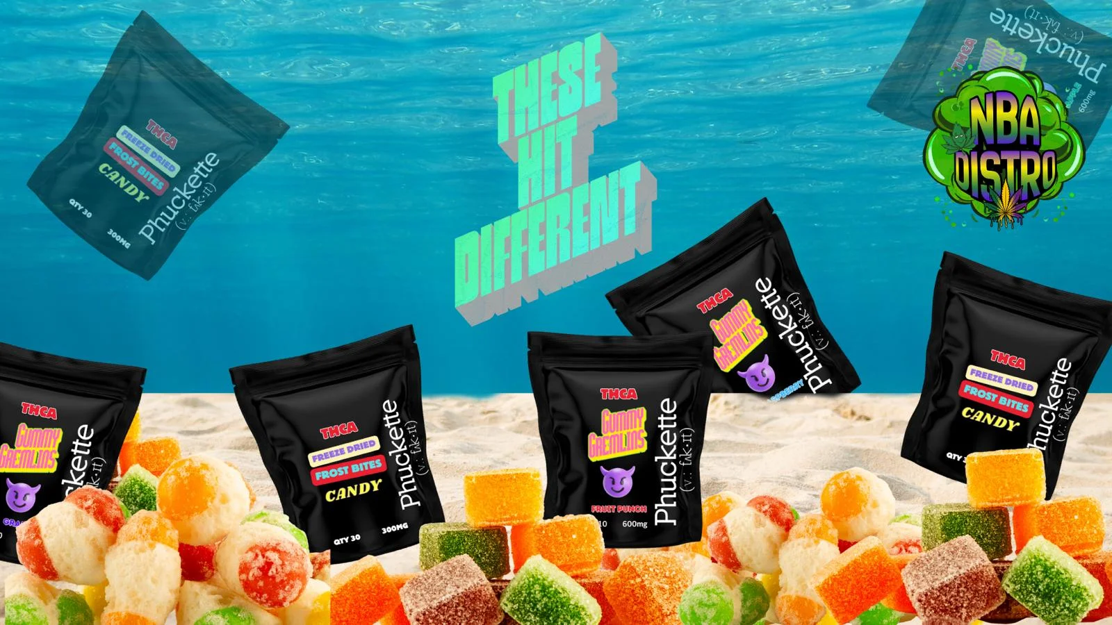 CHECK OUT OUR EDIBLES THEY HIT DIFFERENT!  